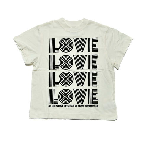 【ニードルワークス】30/-天竺LOVE Tシャツ |1size~2size|2125311W